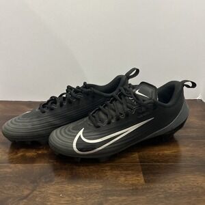 Nike Vapor Edge Speed 3 Men's Size 9.5 Football Cleats FB3303-002 Black Grey